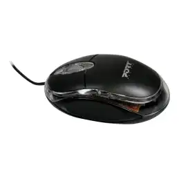 PORT Torino - Housse d'ordinateur portable - 12.5" - noir - avec souris filaire à 3 boutons (501775)_5